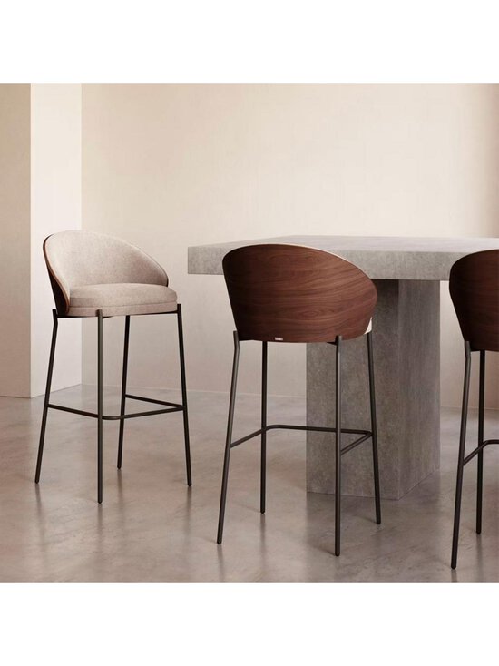 Kave Home - Eamy-baarituoli vaaleanruskea/ruskea K 65 cm - BEIGE | Stockmann - photo 8