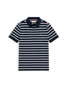 Tommy Hilfiger - Flag-pikeepaita - 0A5 NAVY STRIPE | Stockmann