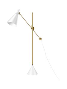 Innolux - Tapio-lattiavalaisin - WHITE/BRASS Innolux - Tapio-lattiavalaisin - WHITE/BRASS | Stockmann