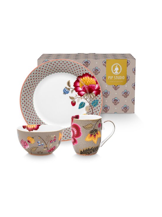 PIP Studio - Blooming Tales -aamiaissetti 3-osaa - KHAKI | Stockmann - photo 2