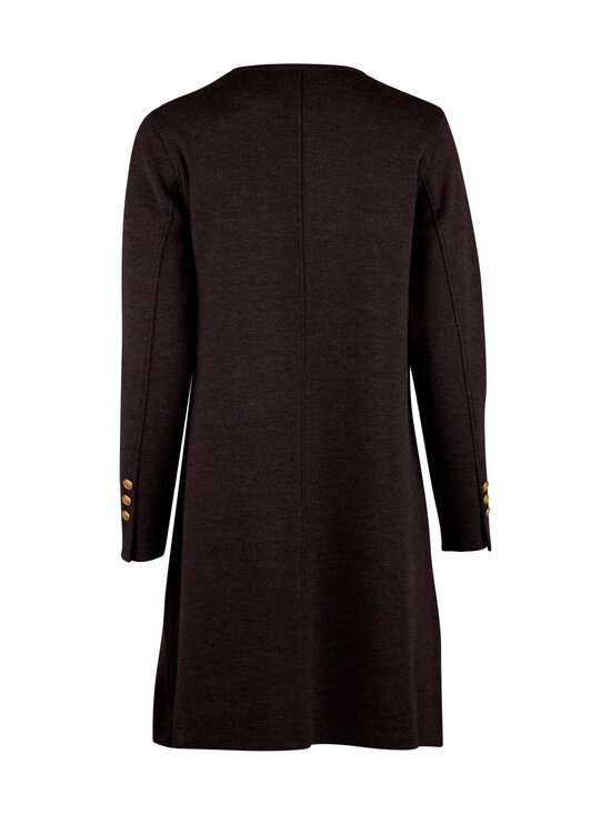 Stenströms - Astrid- pitkä merinoneuletakki - 290 DARK BROWN | Stockmann - photo 2