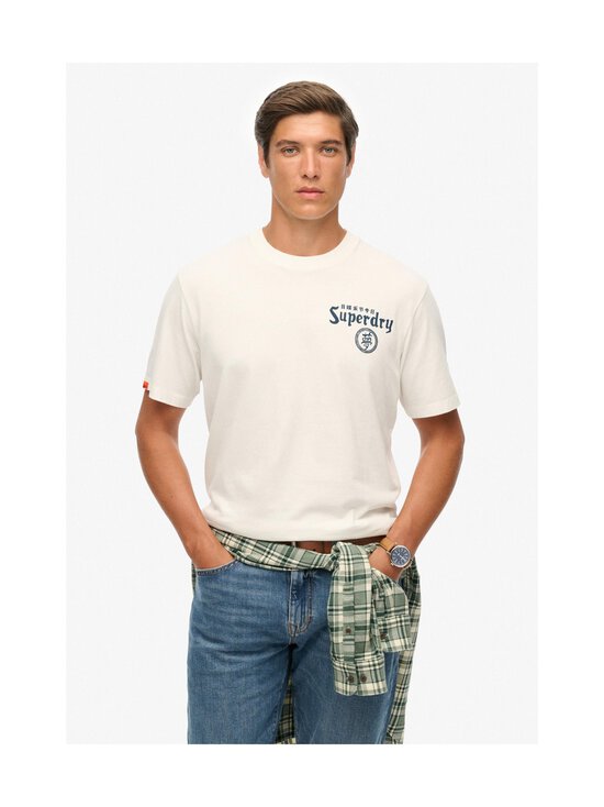 Superdry - T-särk Tokyo Narrative Loose - U4Y BONE WHITE | Stockmann - photo 3