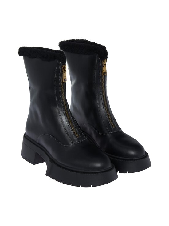 Coach - Leah Platform Shearling Zip -nahkanilkkurit - 002 BLACK | Stockmann - photo 5