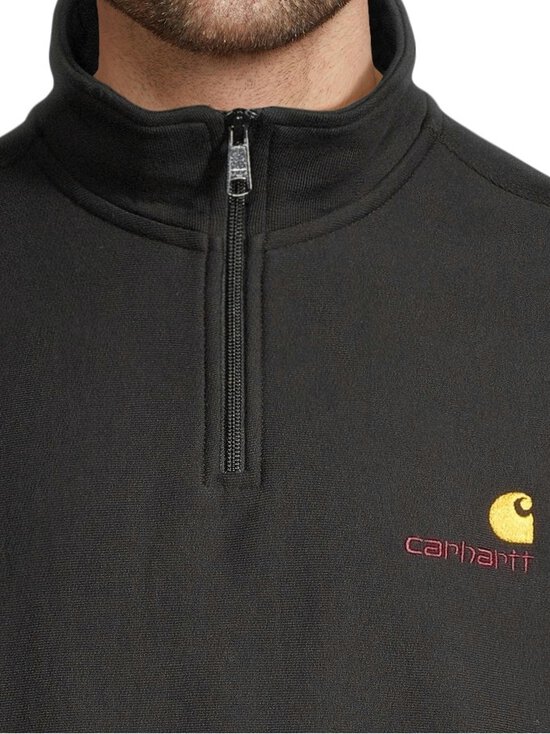 Carhartt WIP - Pusa Half Zip American Script - 89XX BLACK /--- | Stockmann - photo 4