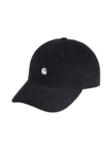 Carhartt WIP - Velvetkangast nokkmüts Harlem - 00BXX DARK NAVY / WHITE /--- | Stockmann