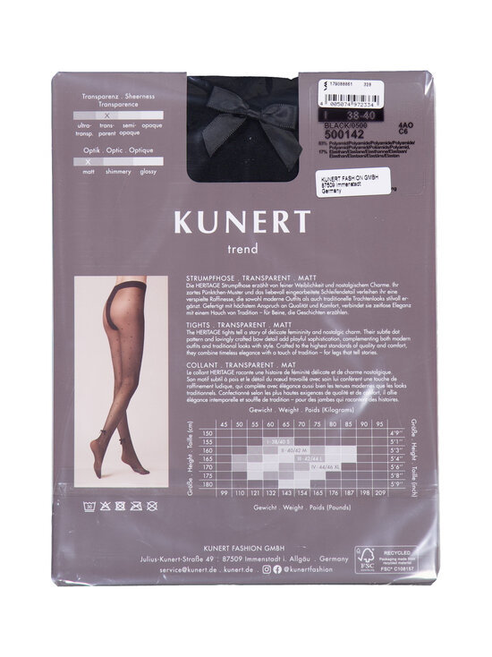 Kunert - Heritage Dots zeķubikses - 500 BLACK | Stockmann - photo 2