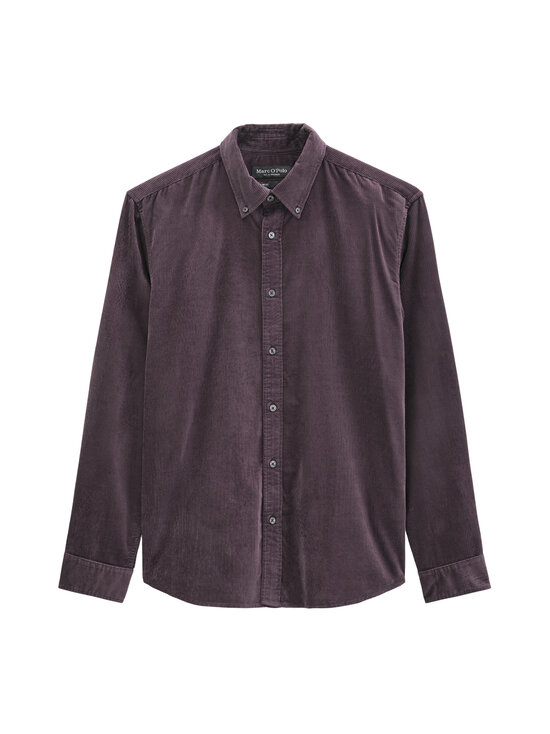 Marc O'Polo - Regular Fit -vakosamettipaita - 5804 DEEP MULLBERRY | Stockmann - photo 1