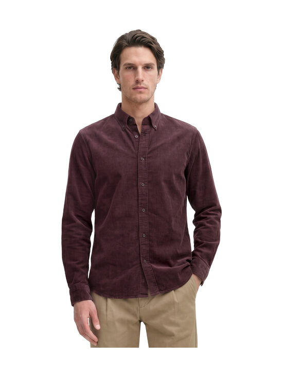 Marc O'Polo - Regular Fit -vakosamettipaita - 5804 DEEP MULLBERRY | Stockmann - photo 2