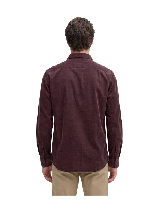 Marc O'Polo - Regular Fit -vakosamettipaita - 5804 DEEP MULLBERRY | Stockmann - photo 3