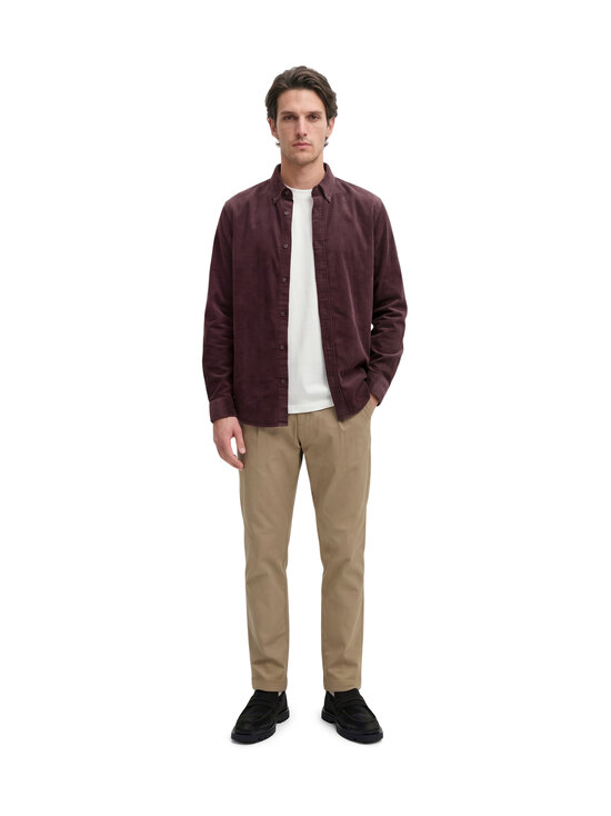 Marc O'Polo - Regular Fit -vakosamettipaita - 5804 DEEP MULLBERRY | Stockmann - photo 5