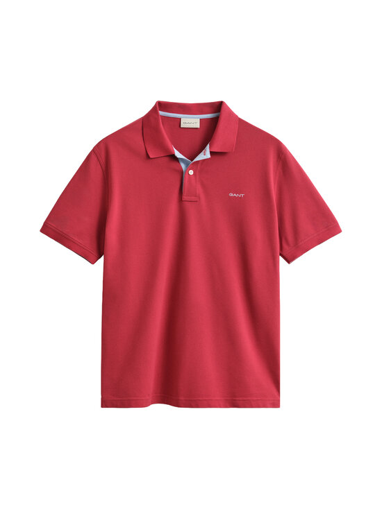 GANT - Regular Contrast -pikeepaita - 609 MUTED RED | Stockmann - photo 1