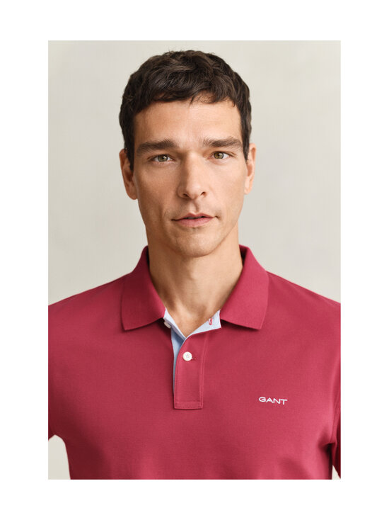 GANT - Regular Contrast -pikeepaita - 609 MUTED RED | Stockmann - photo 4