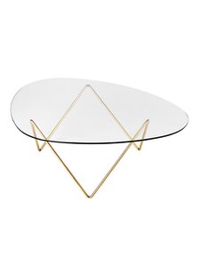 Gubi - Pedrera-sohvapöytä - KULTA,LÄPINÄKYVÄ,MESSINKI | Stockmann