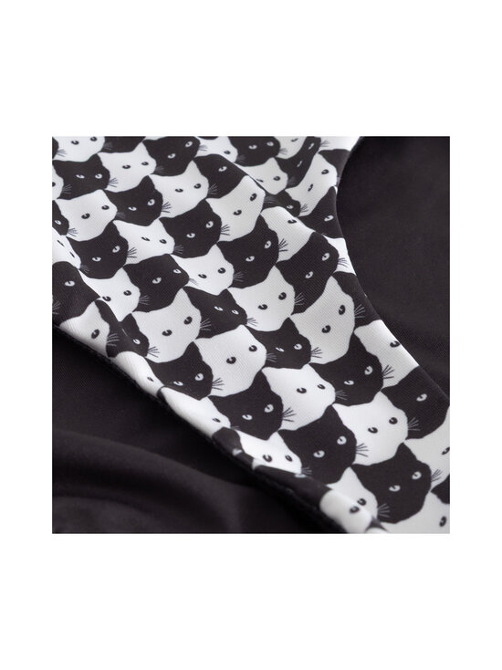 Dedicated - Slite Pepita Cats -bikinialaosa - BLACK | Stockmann - photo 6