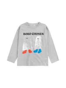 BOBO CHOSES - Booty Ghosts trikotāžas krekls - 041 HEATHER GREY | Stockmann