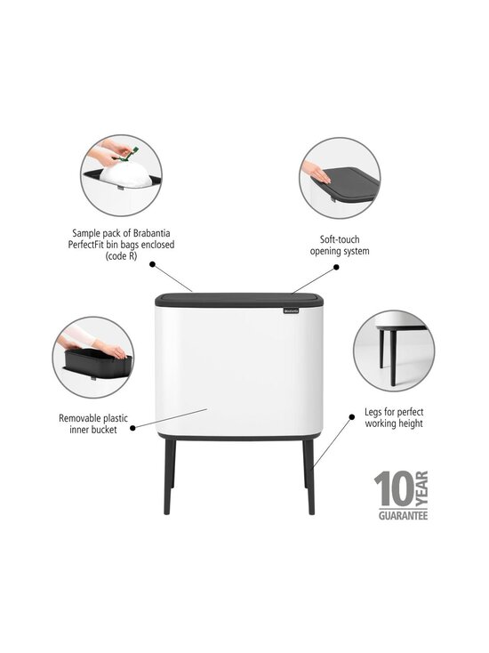 Brabantia - Bo Touch -roskakori 36 l - WHITE - photo 2 Brabantia - Bo Touch -roskakori 36 l - WHITE | Stockmann - photo 2
