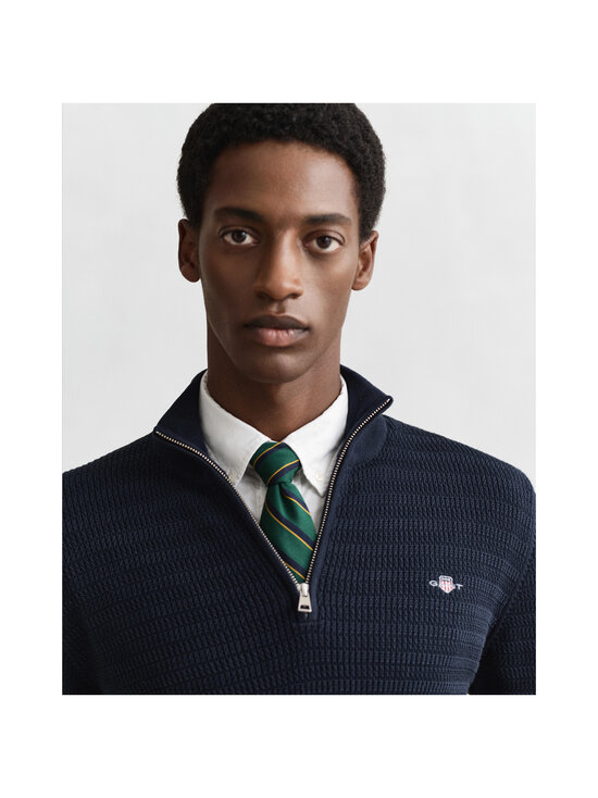 GANT - Mini Cable Half Zip -neule - 433 EVENING BLUE | Stockmann - photo 4