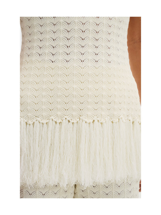 Malina - Amal Knitted Fringe -neulepusero - 10096 WHITE | Stockmann - photo 4