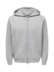Only & Sons - Kardigan OnsSade Zip - LIGHT GREY MELANGE | Stockmann
