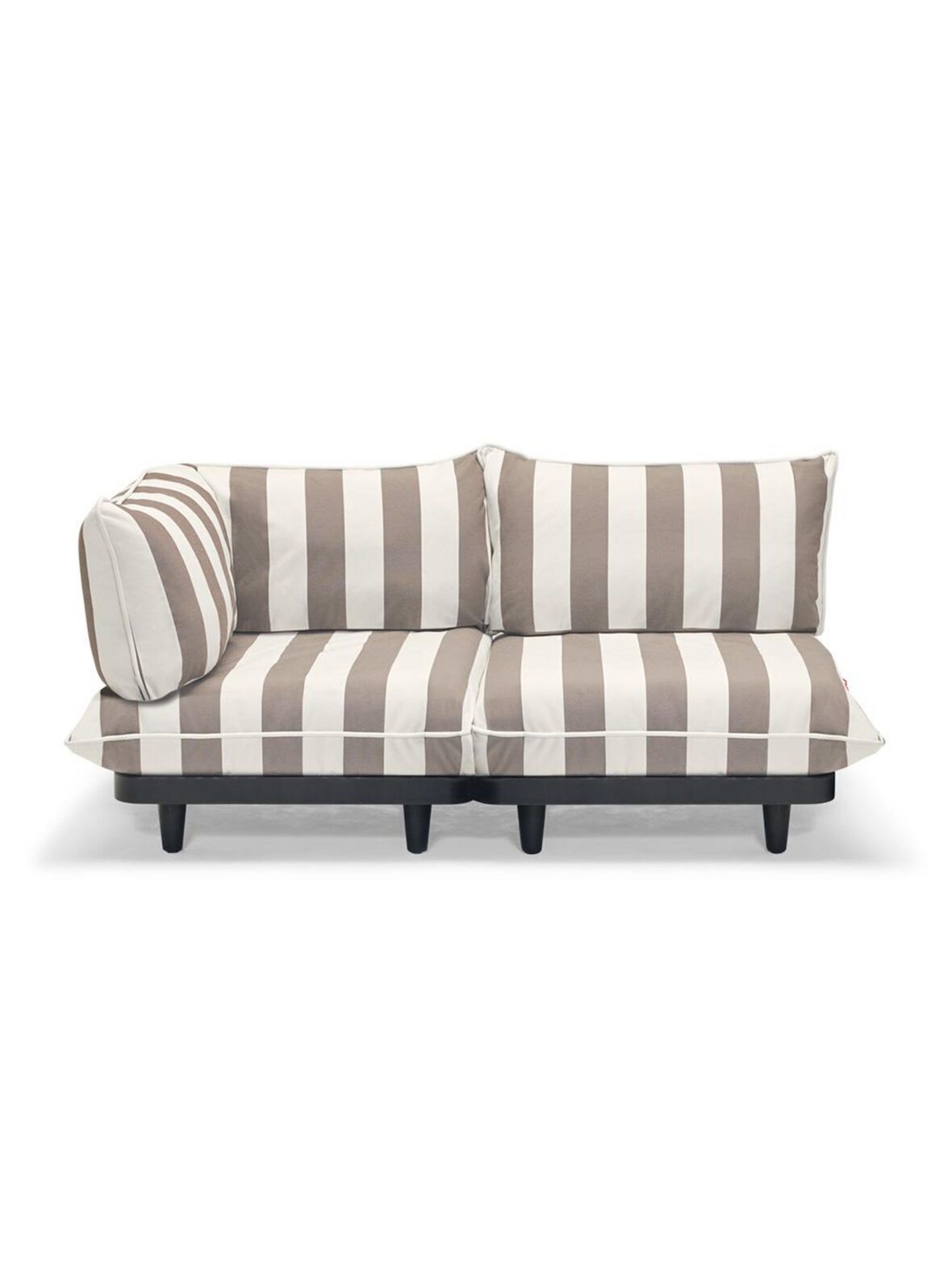 Paletti-ulkosohvasetti stripe cacao small / vasen