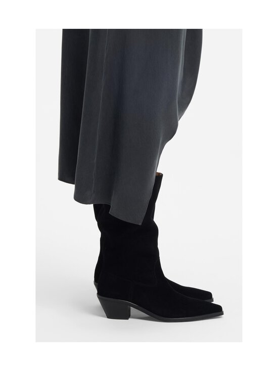 BOSS - Niara Bootie -nahkasaappaat - 001 BLACK | Stockmann - photo 5