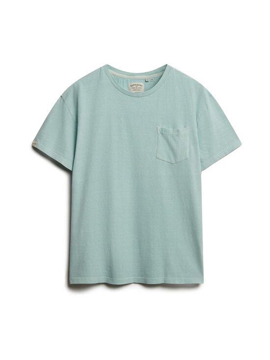 Superdry - Cotton Classic Linen t-paita - 9WT AQUAMARINE BLUE | Stockmann - photo 1