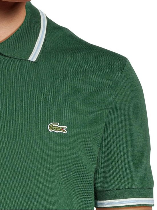 Lacoste - Ribbed Collar Regular Fit polo krekls - 132 GREEN - photo 4 Lacoste - Ribbed Collar Regular Fit polo krekls - 132 GREEN | Stockmann - photo 4