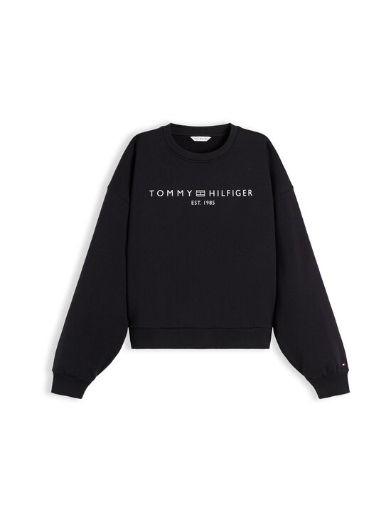 Tommy Hilfiger - Corp Logo Modern -collegepaita - BDS BLACK | Stockmann - photo 1
