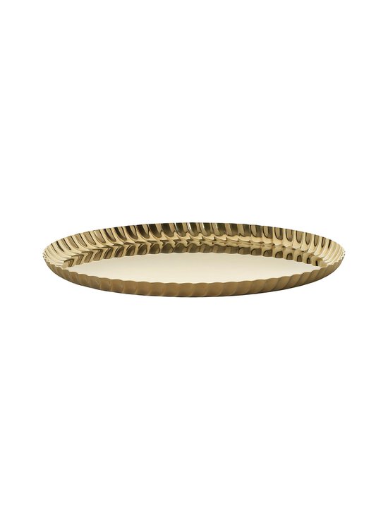 Alessi - Pleats Gold Round -tarjotin - GD GOLD | Stockmann - photo 2
