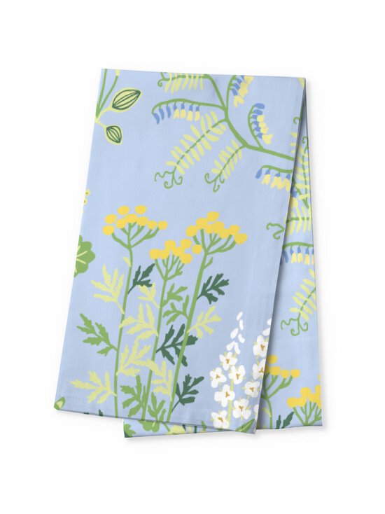 Finlayson - Joutomaa-kaitaliina - L.BLUE / GREEN | Stockmann - photo 1