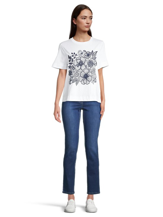 rich & royal - Easy Fit Flowers t-paita - WHITE 100 - photo 2 rich & royal - Easy Fit Flowers t-paita - WHITE 100 | Stockmann - photo 2