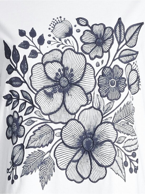 rich & royal - Easy Fit Flowers t-paita - WHITE 100 - photo 4 rich & royal - Easy Fit Flowers t-paita - WHITE 100 | Stockmann - photo 4