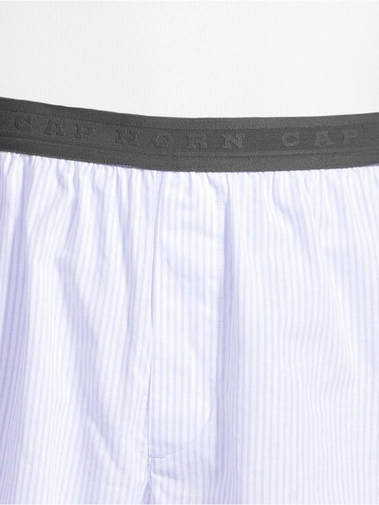 Cap Horn loungewear - Carl apakšbikses, 2-gab - WHITE-LT. BLUE CHECK/LT.BLUE WHITE STRIPE | Stockmann - photo 4