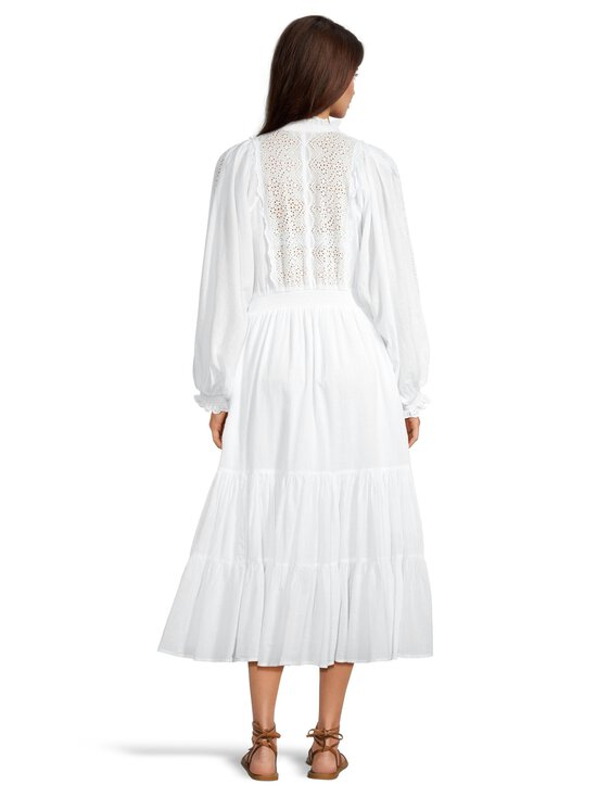 by TiMo - Cotton Slub midi kleita - 001 - WHITE - photo 3 by TiMo - Cotton Slub midi kleita - 001 - WHITE | Stockmann - photo 3