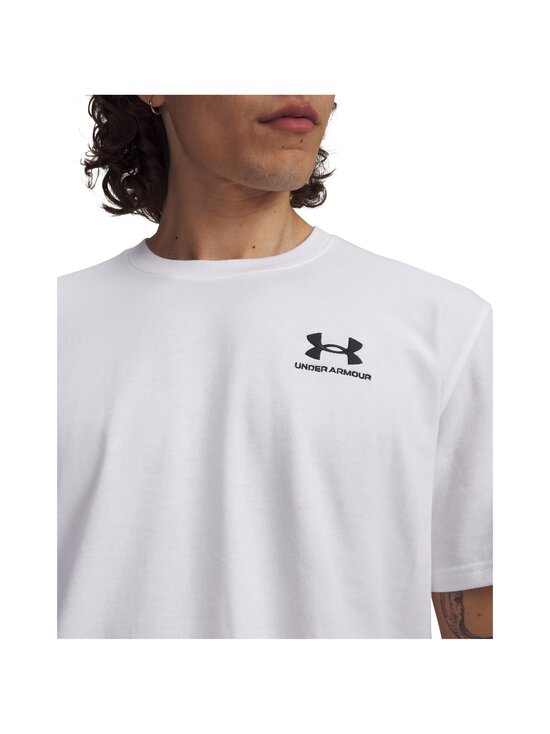 Under Armour - M Logo Embroidered Heavyweight t-paita - 100 WHITE | Stockmann - photo 5