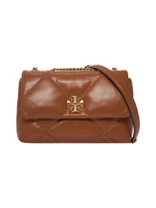 Tory Burch - Nahkkott Kira Diamond Quilt Small Convertible - 201 CLASSIC CHESTNUT | Stockmann