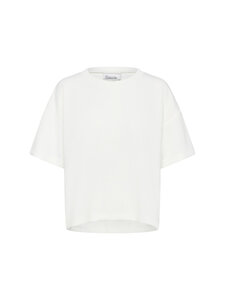 MY ESSENTIAL WARDROBE - HelleMW Embroidery Boxy t-paita - 240 SNOW WHITE | Stockmann