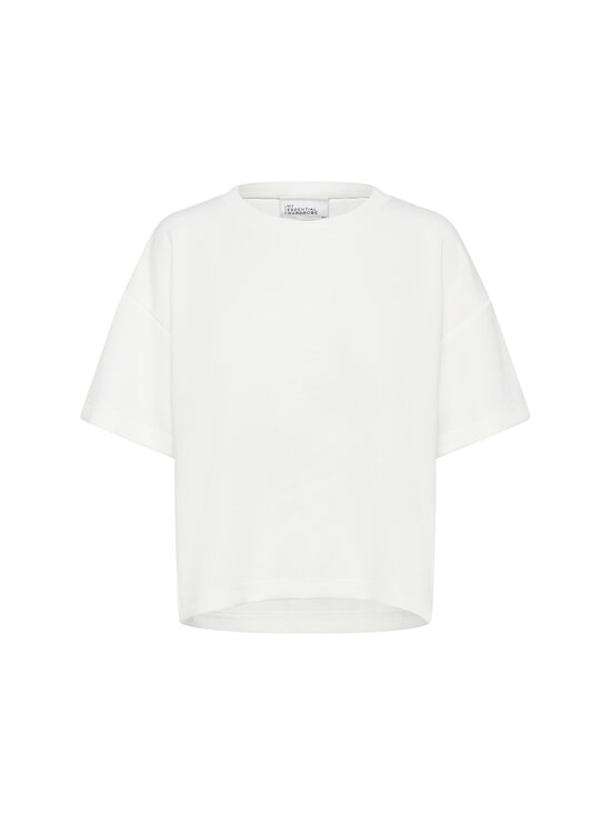 MY ESSENTIAL WARDROBE - HelleMW Embroidery Boxy t-paita - 240 SNOW WHITE | Stockmann - photo 1