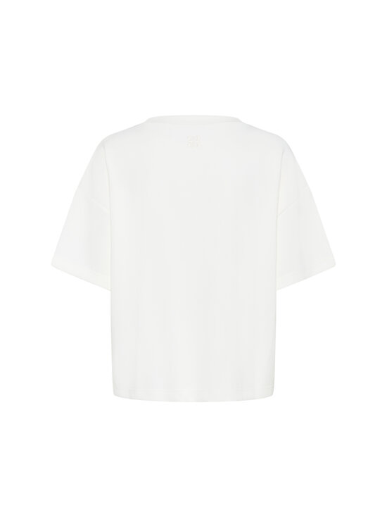 MY ESSENTIAL WARDROBE - HelleMW Embroidery Boxy t-paita - 240 SNOW WHITE | Stockmann - photo 2