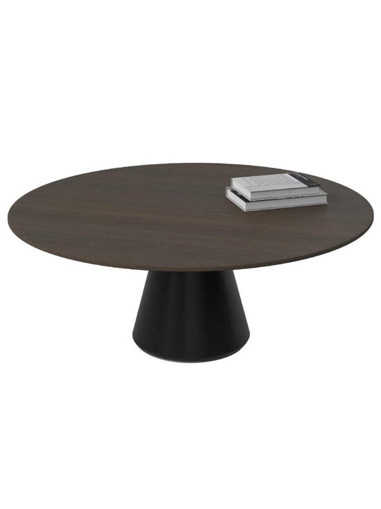 BoConcept - Madrid-sohvapöytä musta metalli / tumma tammiviilu ⌀ 99 cm - BEIGE | Stockmann - photo 1