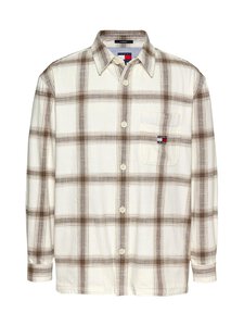 Tommy Jeans - Cotton Slub Check -kauluspaita - YBH ANCIENT WHITE CHECK Tommy Jeans - Cotton Slub Check -kauluspaita - YBH ANCIENT WHITE CHECK | Stockmann