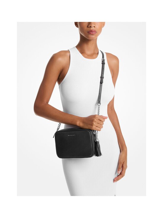 Michael Michael Kors - Ginny Leather Crossbody -nahkalaukku - BLACK (MUSTA) | Stockmann - photo 4