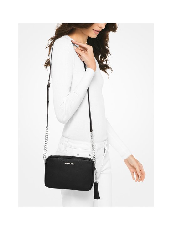 Michael Michael Kors - Ginny Leather Crossbody -nahkalaukku - BLACK (MUSTA) - photo 3 Michael Michael Kors - Ginny Leather Crossbody -nahkalaukku - BLACK (MUSTA) | Stockmann - photo 3
