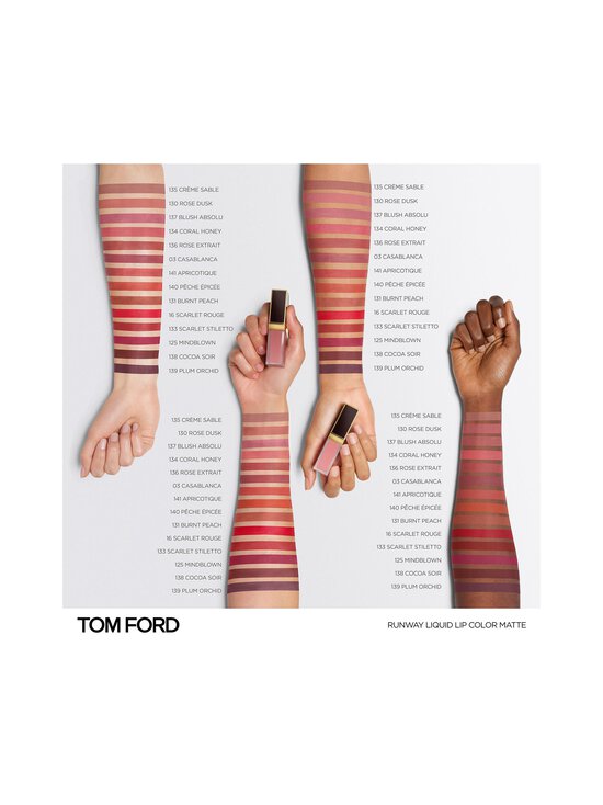 Tom Ford - Liquid Lip Luxe Matte Lipstick -huulipuna 6 ml - 130 ROSE DUSK | Stockmann - photo 6
