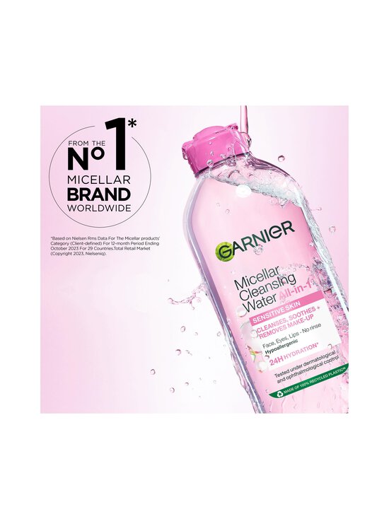 Garnier - Micellar Cleansing Water All-in-1 for Normal & Sensitive skin  -misellivesi, 400 ml | Stockmann - photo 5