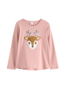 Lindex - Pile Applique trikotāžas krekls - 7351 DUSTY PINK | Stockmann