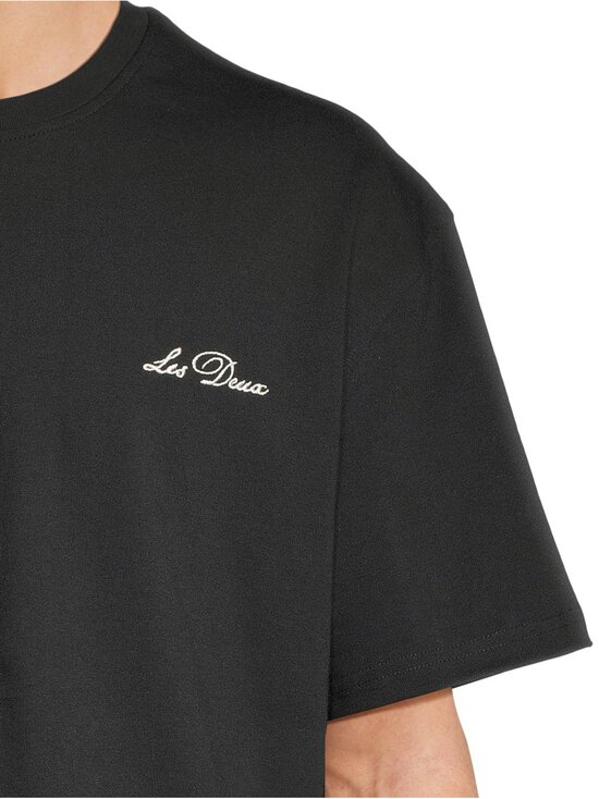 Les Deux - T-paita - 100201-BLACK/WHITE | Stockmann - photo 4