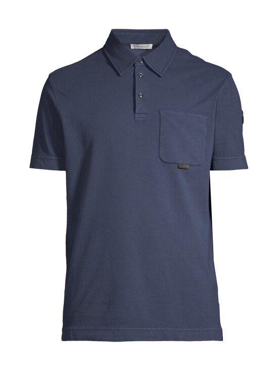 Moncler - Logo Leather -pikeepaita - 76I DARK BLUE | Stockmann - photo 1