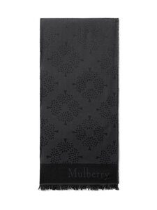 Mulberry - Puuvilla-siidisegust sall Tree Rectangular - A100 BLACK | Stockmann