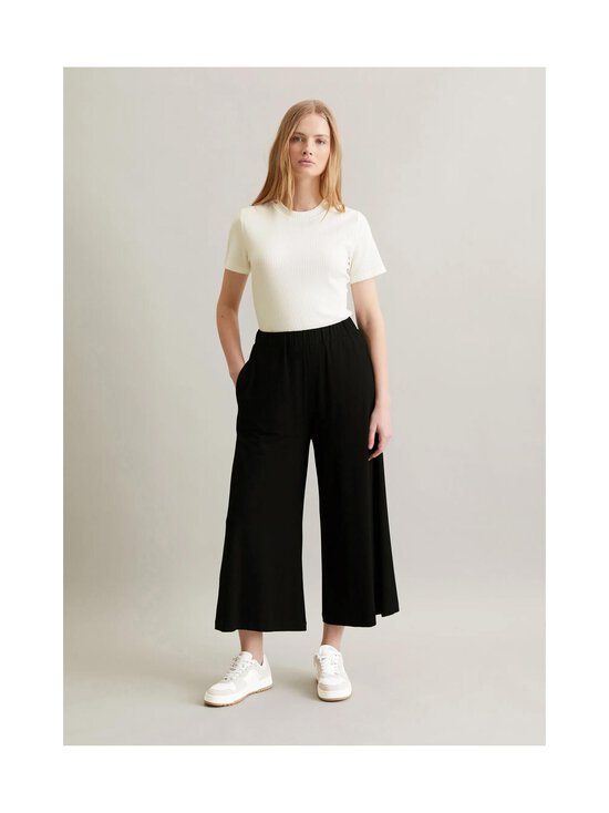 Marc O'Polo - Püksid Jersey Culotte - 0001 BLACK | Stockmann - photo 4